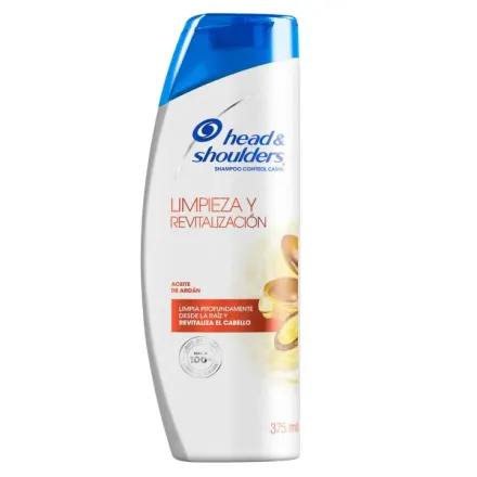 Head And Shoulders Shampoo Limpieza Y Revitalizacion x 375 ml