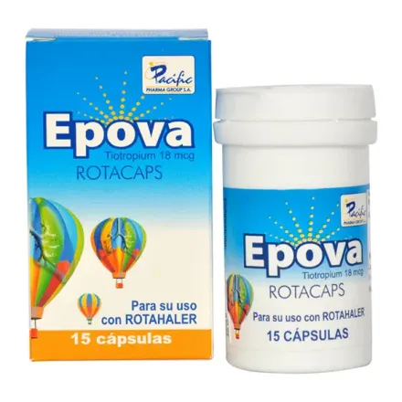 Epova 18 mcg x Frasco (15) Tiotropio