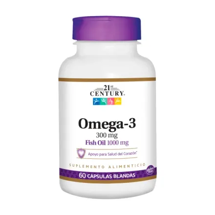 Omega 3 1000 mg 21 St Century Frasco x 60 cap