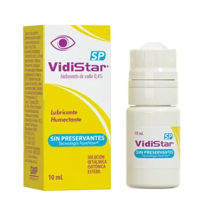 Vidistar Sp 0.4 % (Sol.oft.) x 10 ml Hialuronato De Sodio