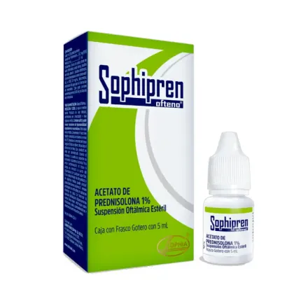 Sophipren Ofteno 1 % (Sol.oft.) x 5 ml Prednisolona "Sofipren"
