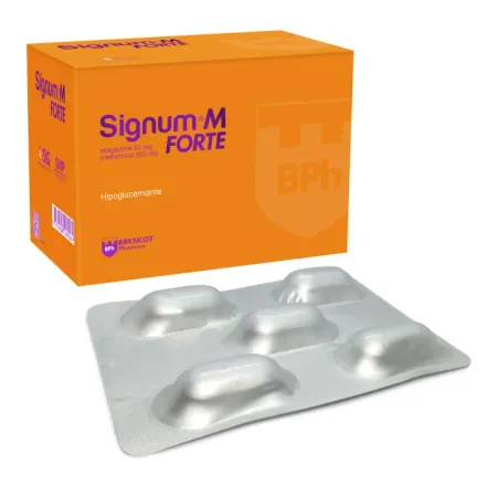 Signum M Forte 50 mg / 850 mg Sitagliptina / Metformina
