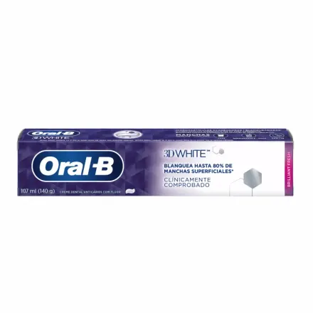 Oral B Crema Dental 3d White Brilliant Fresh x 107 ml