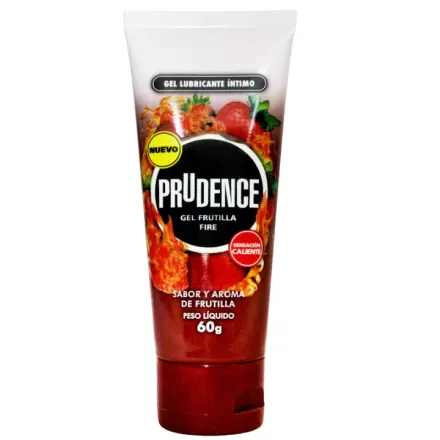 Prudence Gel Lubricante Intimo Frutilla Fire x 60 g