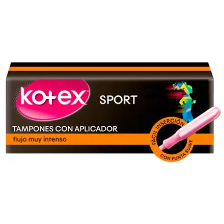 Kotex Sport Tampones Con Aplicador x Caja (8)