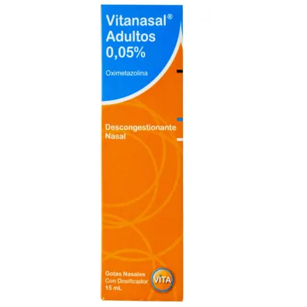 Vitanasal Adultos 0,05 % Solucion Nasal C/ Dosificador x 15 ml Oximetazolina