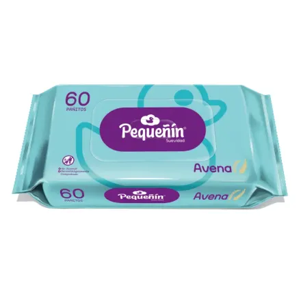 Pequeñin Toallitas Humedas Avena Paq x 60