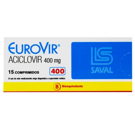 Eurovir 400 mg Aciclovir