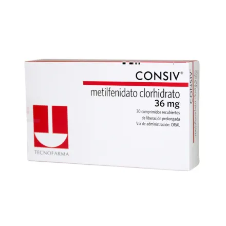 Consiv 36 mg Metilfenidato Psico