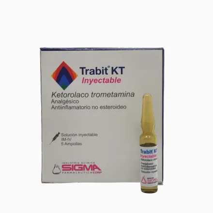 Trabit Kt 60 mg Iny Im / Iv Ketorolaco