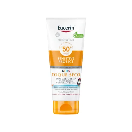 Eucerin Protector Solar Fps 50 + Sensitive Protect Kids Toque Seco x 200 ml