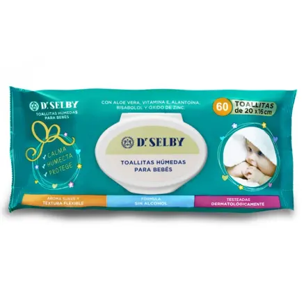 Dr Selby Toallitas Humedas Para Bebes x Paq (60)