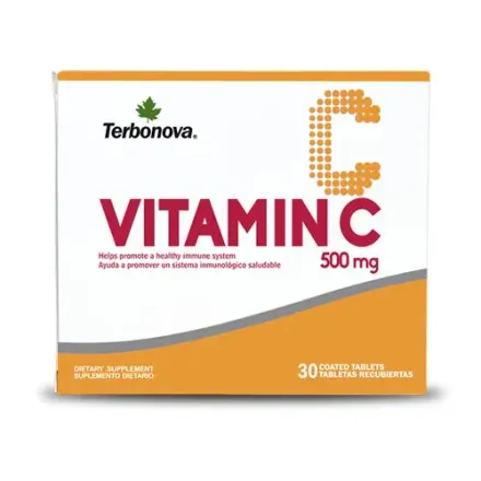 Vitamina C 500 mg Terbonova comprimido x Caja (30)