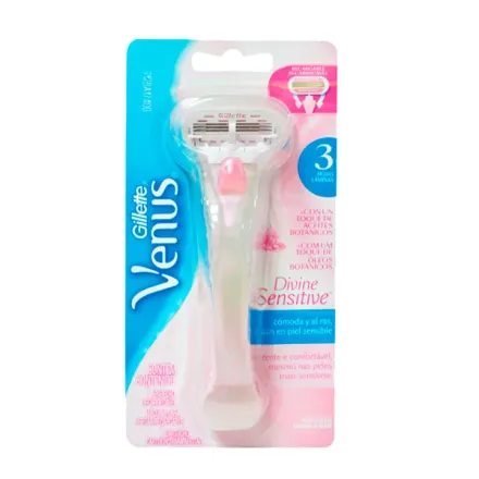 Gillette Venus Sensitive Maquina De Afeitar x 1