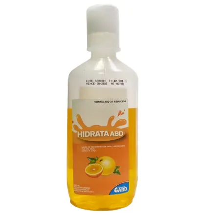 Hidrata Abd 75 Sales De Rehidratacion Naranja Reducida x 250 ml