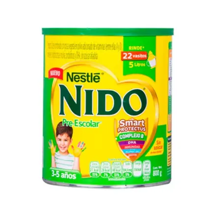 Nido 3 + Protectus Leche En Polvo Pre Escolar Lata x 800 g