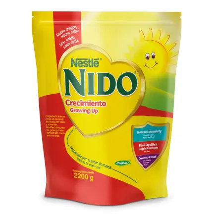 Nido Crecimiento Leche En Polvo Bolsa x 2200 g