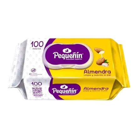 Pequeñin Toallitas Humedas Almendra x Paq (100)
