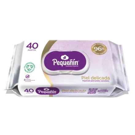 Pequeñin Toallitas Humedas Piel Delicada x Paq (40)