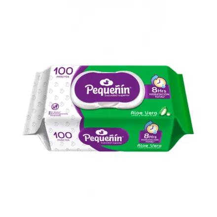 Pequeñin Toallitas Humedas Aloe Vera x Paq (100)