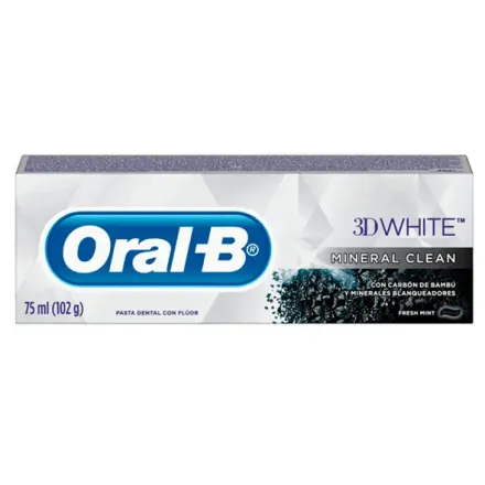 Oral B Crema Dental 3d White Mineral Clean x 75 ml