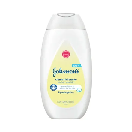 Johnson & Johnson Crema Hidratante Recien Nacido x 200 ml