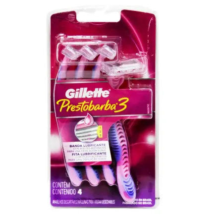 Gillette Prestobarba 3 Maquina De Afeitar Women x Paq (4)