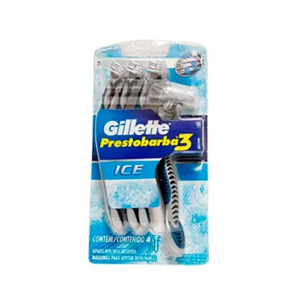 Gillette Prestobarba 3 Maquina De Afeitar Comfortfresh Cool x Paq <4>