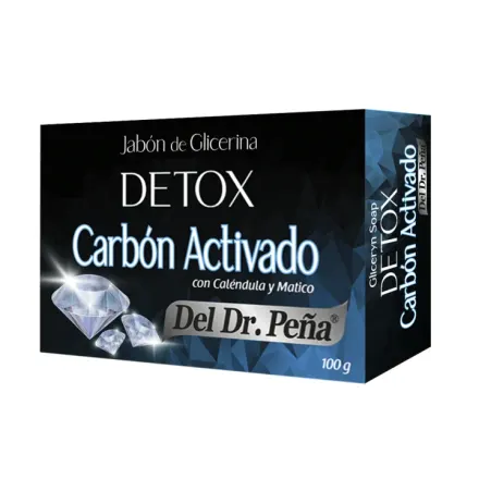 Del Dr Peña Jabon Glicerina Detox Carbon x 110 g