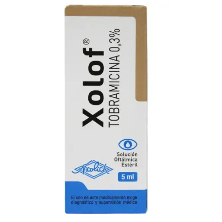 Xolof (Sol.oft.) x 5 ml Tobramicina "Solof"