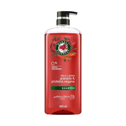 Herbal Essences Shampoo Granada Y Proteina Vegana x 600 ml