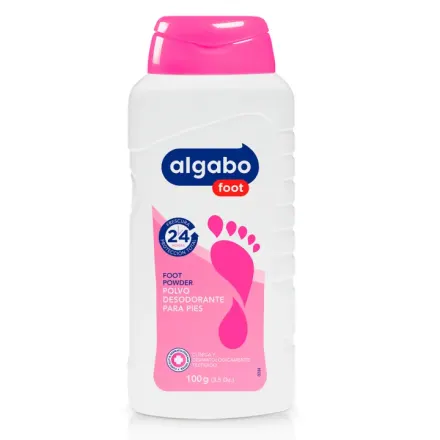 Algabo Foot Talco Para Pies Rosa x 100 g