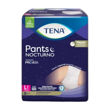 Tena Pañal Pants Nocturno Talla L x Paq (8)