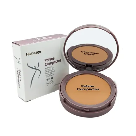 Hidrisage Polvos Compactos Tono Oscuro x 9.5 g