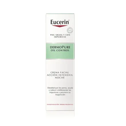 Eucerin Dermo Pure Crema Facial Accion Intensiva Noche x 40 ml