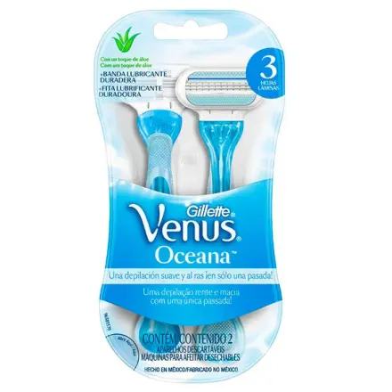 Gillette Venus Oceana Maquina De Afeitar Pack x 2