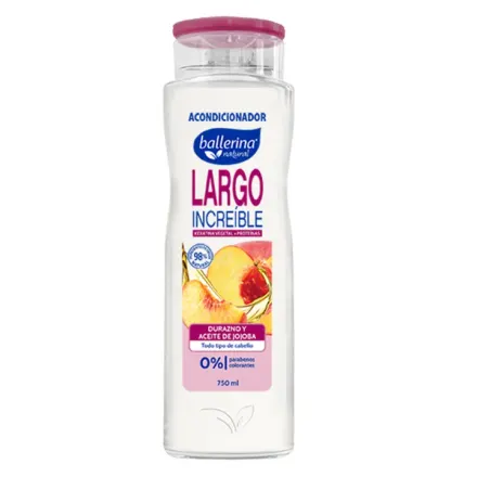 Ballerina Acondicionador Durazno Y Aceite De Jojoba x 750 ml