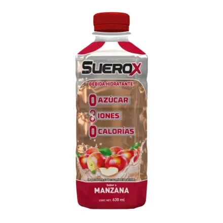Suerox Bebida Hidratante Manzana Botella x 630 ml