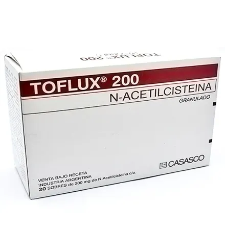 Toflux 200 mg Granulado Acetilcisteina
