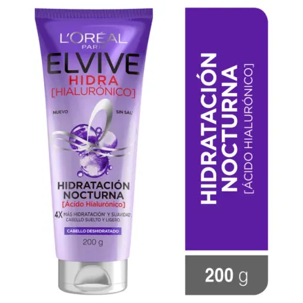 Elvive Crema Tratamiento Hidratacion Nocturna x 200 g