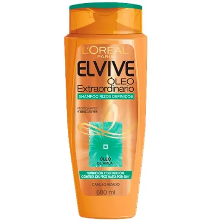 Elvive Shampoo Oleo Extraordinario Rizos Definidos x 680 ml