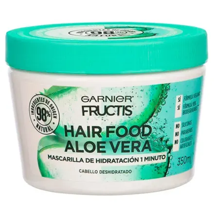 Hair Food Mascarilla Para Cabello Aloe Hidratacion x 350 ml