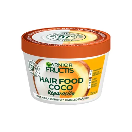 Hair Food Mascarilla Para Cabello Coco Reparacion x 350 ml