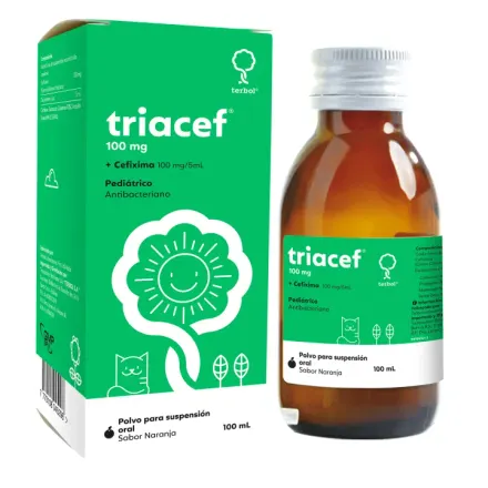 Triacef 100 mg / 5 ml Suspension x 100 ml Cefixima