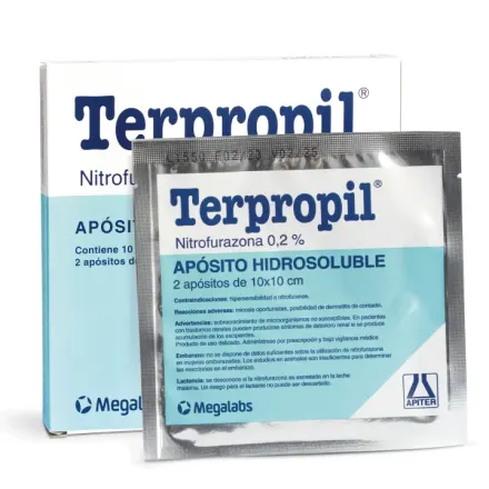 Terpropil Aposito Hidrosoluble Nitrofurazona 0,2%