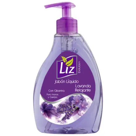Liz Jabon Liquido Lavanda Relajante x 360 ml