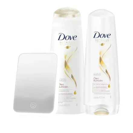 Dove Oleo Nutricion Con Espejo Led x 1 Pack