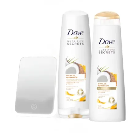 Dove Ritual Reparador Coco Con Espejo Led x 1 Pack