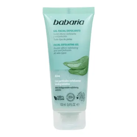 Babaria Gel Facial Exfoliante Aloe x 100 ml