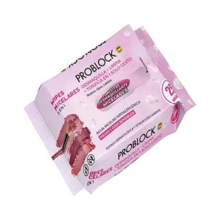 Problock Toallitas Desmaquillantes Micelares x Paq (25)